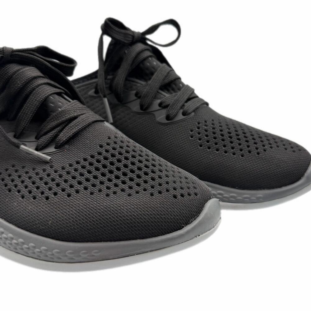Crocs NEW Women LiteRide 360 Pacer Black Lace Up Breathable Waterproof Sneakers - Picture 6 of 9
